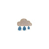 Women's Alloy Electroplating Cloud Water Drop Cute Brooch Accessories
