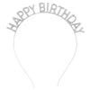 Women's Alloy Fashion Electroplated Birthday Party Headband With Letters