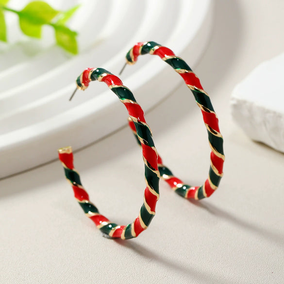 Women's Alloy Fashion Geometric Ushaped Big Ring Earrings