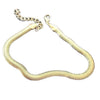 Women’s Alloy Fish Scale Anklet And Snake Bone Chain Bracelet Geometric Metal Chain Jewelry