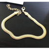 Women’s Alloy Fish Scale Anklet And Snake Bone Chain Bracelet Geometric Metal Chain Jewelry