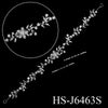 Women's Alloy Floral Rhinestone Bridal Hair Band Thin Flower Headdress Hair Accessory For Photography