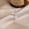 Women's Alloy Flower Brooch Minimalist Style Electroplating