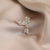 Women's Alloy Flower Brooch Minimalist Style Electroplating