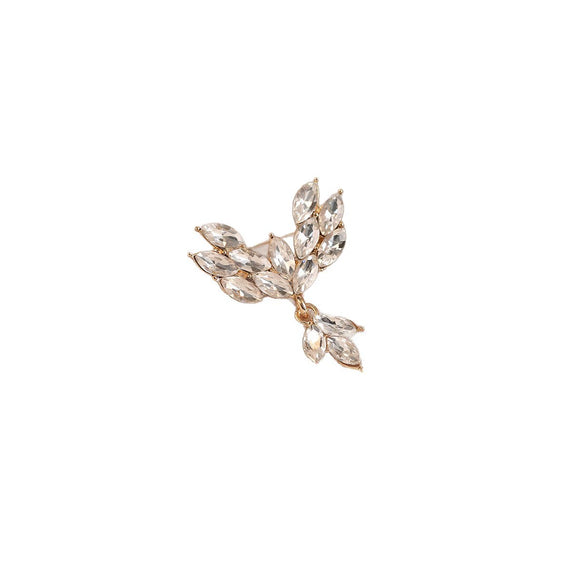 Women's Alloy Flower Brooch Minimalist Style Electroplating