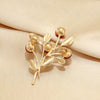 Women's Alloy Flower Brooch With Electroplating Design