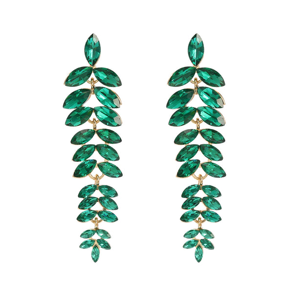 Women's Alloy Flower Diamond Earrings