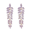 Women's Alloy Flower Diamond Earrings
