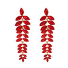 Women's Alloy Flower Diamond Earrings