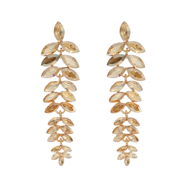 Women's Alloy Flower Diamond Earrings