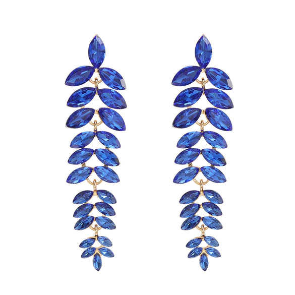 Women's Alloy Flower Diamond Earrings