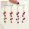 Women's Alloy Flower Geometric Diamond Earrings
