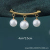 Women's Alloy Flower Pattern Electroplated Antiexposure Brooch For Neckline Fixing
