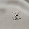 Women's Alloy Flower Pattern Electroplated Vneck Antilight Brooch Decorative Pin