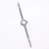 Women's Alloy Flower Shape Quartz Watch With Fourleaf Clover Design And Pin Buckle