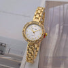 Women's Alloy Flowershaped Leisure Full Diamond Fashion Watch