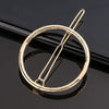 Women's Alloy Frog And Triangle Moon Hair Clip Electroplated Side Barrette With Simple Decorative Design