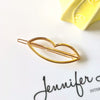 Women's Alloy Frog And Triangle Moon Hair Clip Electroplated Side Barrette With Simple Decorative Design