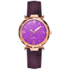 Women's Alloy Frosted Digital Quartz Watch And Fivepointed Star Bracelet Twopiece Set Leisure Style Pin Buckle Titanium Spiral Crown