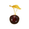 Women's Alloy Fruit Cherry Brooch Electroplated Fashion Accessory