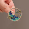 Women's Alloy Geometric And Flower Patterned Electroplated Brooch For Coat Decoration