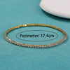 Women's Alloy Geometric And Heart Shape Bracelet Threepiece Set With Diamonds