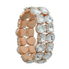 Women's Alloy Geometric Diamond Hip Hop Retractable Elastic Bracelet