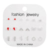 Women's Alloy Geometric Heart Shape Electroplating Exquisite Fashion Earrings