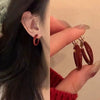 Women's Alloy Geometric Irregular Circle Vintage Highend Electroplated Earrings