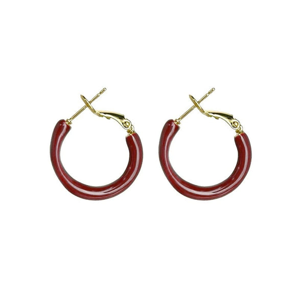 Women's Alloy Geometric Irregular Circle Vintage Highend Electroplated Earrings