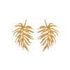 Women's Alloy Geometric Leaf Light Luxury Style Electroplating Earrings