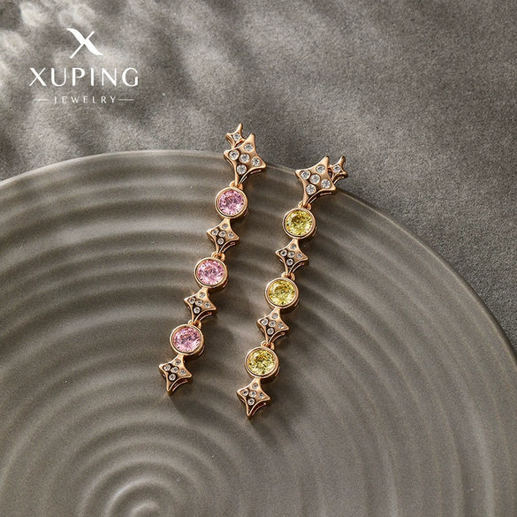 Women's Alloy Geometric Microinlaid Zirconia Light Luxury Earrings