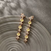 Women's Alloy Geometric Microinlaid Zirconia Light Luxury Earrings