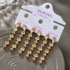Women's Alloy Geometric Microinlaid Zirconia Light Luxury Earrings