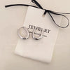 Women's Alloy Geometric Oval Plain Electroplated Earrings