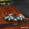 Women's Alloy Geometric Ring With Electroplating