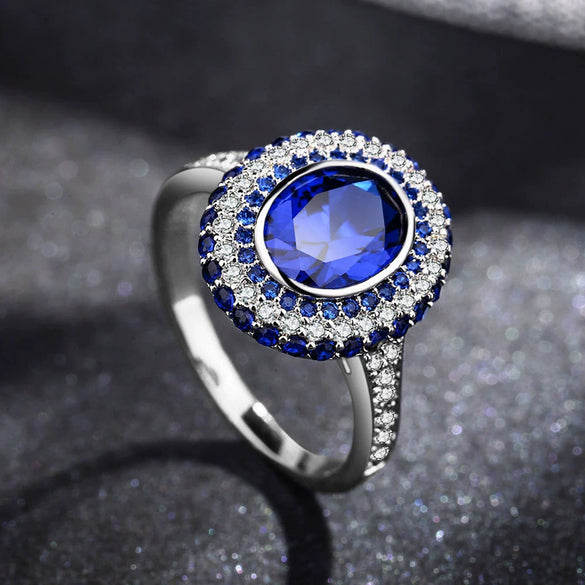 Women's Alloy Geometric Ring With Electroplating