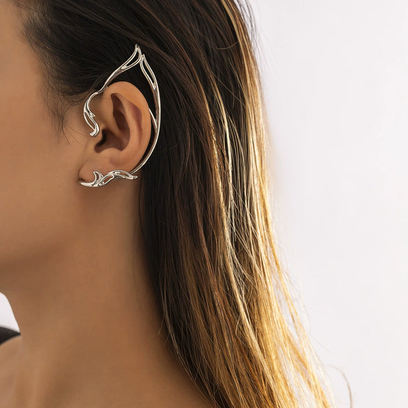 Women's Alloy Geometric Style Electroplated Earring Ear Hanging Ear Clip Ear Bone Clip