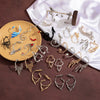 Women's Alloy Geometric Style Electroplated Earring Ear Hanging Ear Clip Ear Bone Clip