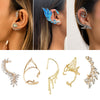 Women's Alloy Geometric Style Electroplated Earring Ear Hanging Ear Clip Ear Bone Clip