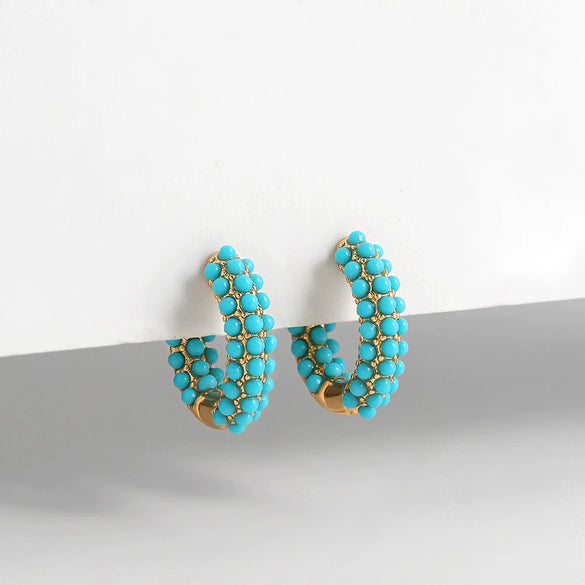 Women's Alloy Geometric Style Electroplated Earring Jewelry