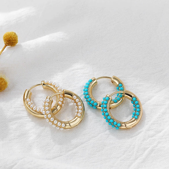 Women's Alloy Geometric Style Electroplated Earring Jewelry