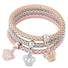 Women's Alloy Geometric Tree Starfish Pendant Multi Layer Bracelet Jewelry With Electroplating