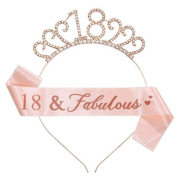 Women's Alloy Hair Band Shoulder Strap Set With Electroplating Letters Numbers Text Style