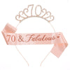 Women's Alloy Hair Band Shoulder Strap Set With Electroplating Letters Numbers Text Style