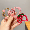 Women's Alloy Handmade Cartoon Cute Little Bear Cat Hollow Grab Clip Hairpin Headwear