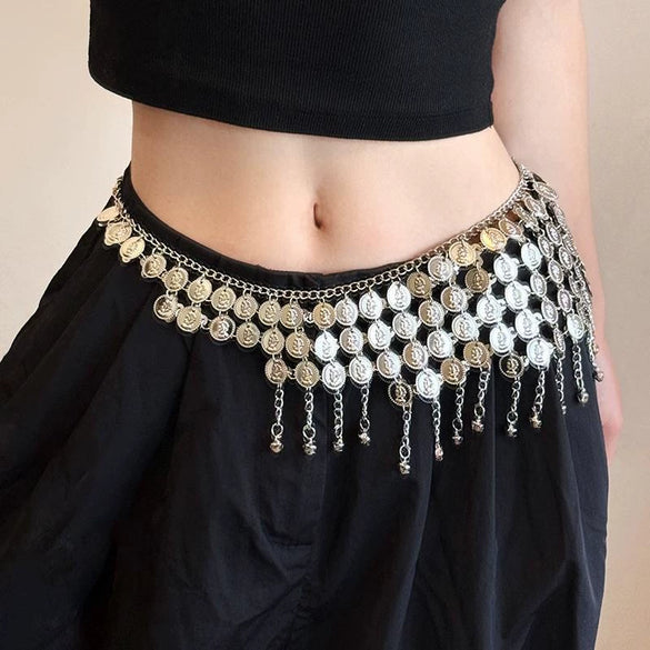 Women's Alloy Handmade Heart Shape Waist Chain Decorative Belt