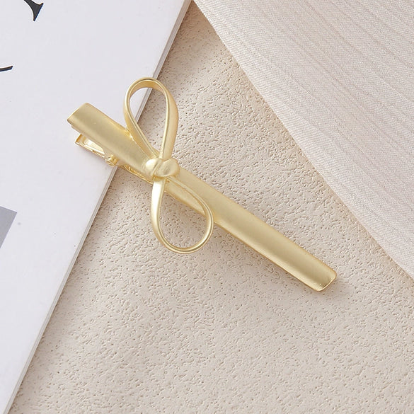 Women's Alloy Handmade Princess Style Colorful Bow Side Hairpin Clip