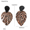 Women's Alloy Handwoven Geometric Heart Print Exaggerated Earrings