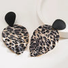 Women's Alloy Handwoven Geometric Heart Print Exaggerated Earrings